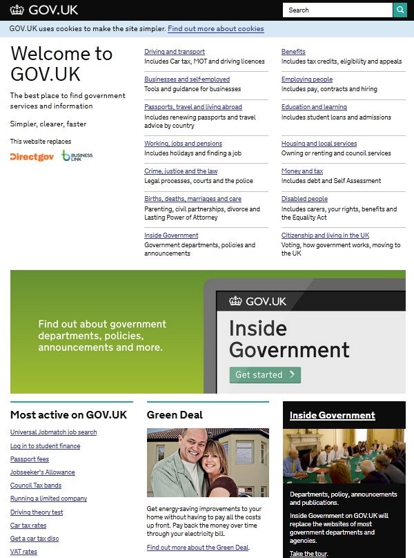 英國政府的一個“簡陋”的網站獲頒年度設計大獎