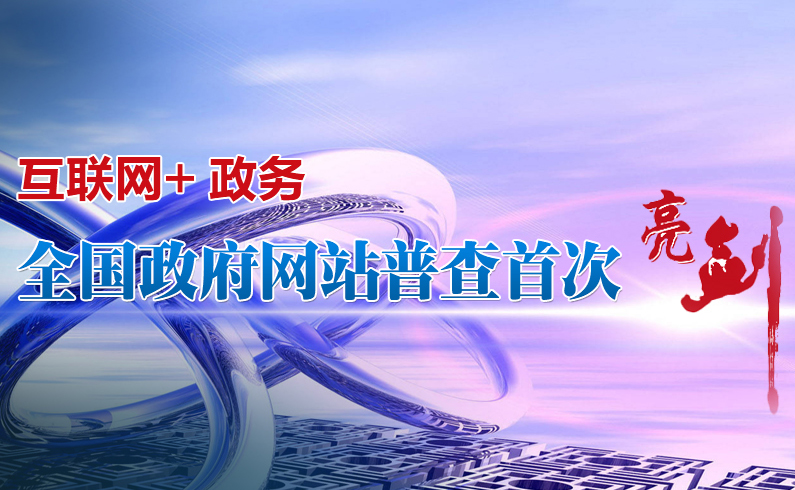 專題:全國政府網(wǎng)站普查首次亮劍
