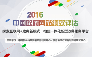 2016年中國政府網(wǎng)站績效評估