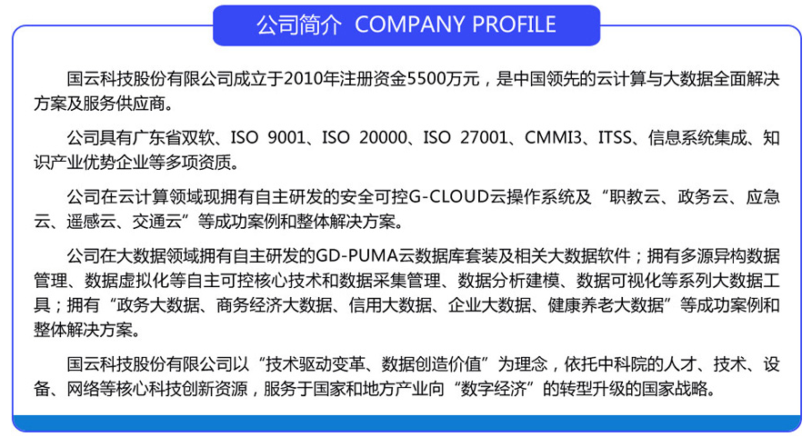 國(guó)云科技股份有限公司簡(jiǎn)介 國(guó)云科技股份有限公司簡(jiǎn)介