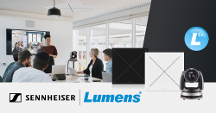森海塞爾和 Lumens 攜手帶來真實會議體驗