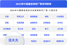 重磅！法大大入圍2023年中國最 佳信創(chuàng)廠商
